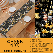 Load image into Gallery viewer, Batch #602 - Table Runners &amp; Placemats - Closes 10/23 - ETA mid Dec - Cheer NYE Table Runner
