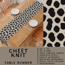 Load image into Gallery viewer, Batch #602 - Table Runners &amp; Placemats - Closes 10/23 - ETA mid Dec - Cheet Knit Table Runner
