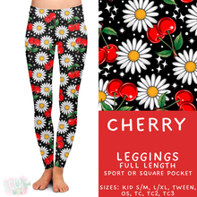 Load image into Gallery viewer, Batch #411 - July Request Run - Closes 9/11 - ETA late October - Cherry Full Length Leggings
