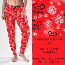 Load image into Gallery viewer, Ready To Ship - Christmas Flakes Joggers
