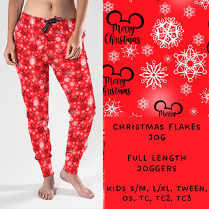 Ready To Ship - Christmas Flakes Joggers