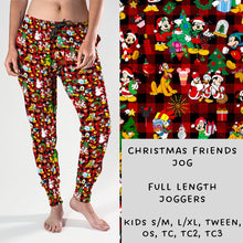 Load image into Gallery viewer, Ready To Ship - Christmas Friends Joggers
