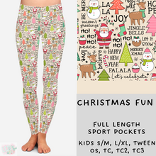 Load image into Gallery viewer, Ready To Ship - Christmas Lounge - Christmas Fun Leggings
