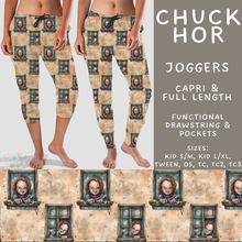 Load image into Gallery viewer, Batch #571 - Horror Windows - Closes 8/17 - ETA mid Oct - Chuck Hor Full and Capri Length Joggers
