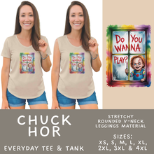 Load image into Gallery viewer, Batch #571 - Horror Windows - Closes 8/17 - ETA mid Oct - Chuck Hor Everyday Tank &amp; Tee
