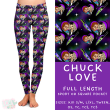 Load image into Gallery viewer, Ready to Ship - Chuck Love Full Length Leggings - Square Pocket OS
