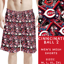 Load image into Gallery viewer, Batch #310 - Men&#39;s Baseball Shorts - Closes 3/26 - ETA mid/late May - Cincinnati Ball 2 Men&#39;s Shorts
