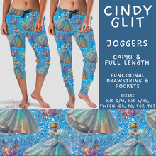 Load image into Gallery viewer, Batch #557 - Princess Glitter - Closes 7/17 - ETA mid Sept - Cindy Glit Full and Capri Length Joggers

