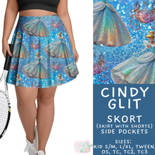 Load image into Gallery viewer, Batch #557 - Princess Glitter - Closes 7/17 - ETA mid Sept - Cindy Glit Skort

