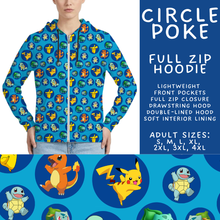 Load image into Gallery viewer, Batch #561 - June Request Run - Closes 7/27 - ETA late Sept - Circle Poke Full Zip Hoodie
