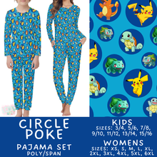 Load image into Gallery viewer, Batch #590 - Magical Family Pajamas - Closes 9/18 - ETA mid Nov - Circle Poke Women's &amp; Kid's Pajama Set
