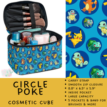Load image into Gallery viewer, Batch #559 - Cosmetic Cube Collection - Closes 7/22- ETA late Sept - Circle Poke Cosmetic Cube
