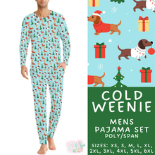 Load image into Gallery viewer, Batch #584 - Christmas Family Pajamas - Closes 9/11 - ETA mid Nov - Cold Weenie Men's Pajama Set
