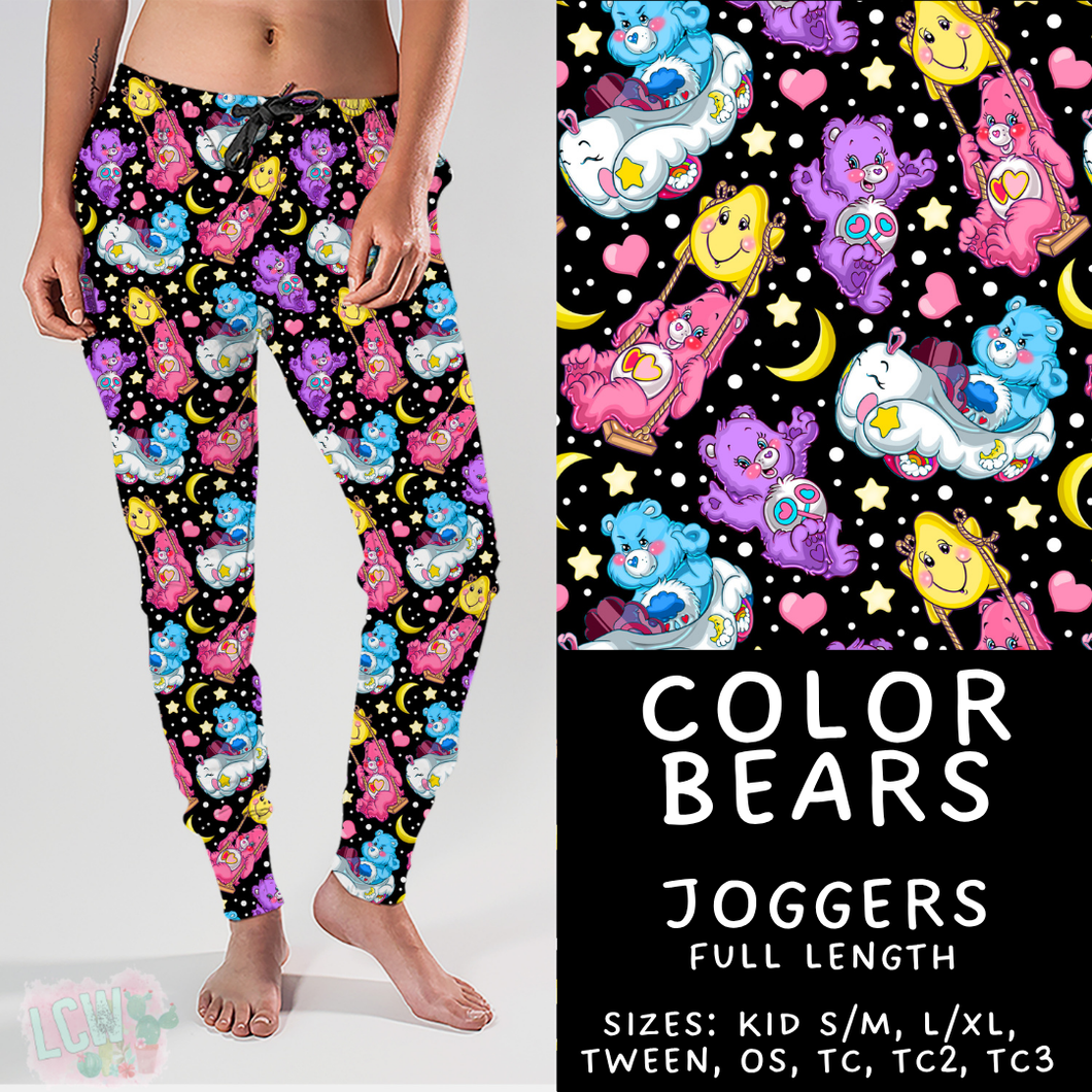 Batch #454 - Cool Characters 10 - Closes 11/26 - ETA mid Jan - Color Bears Joggers