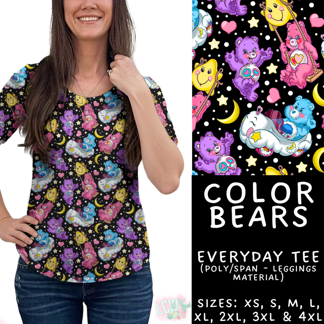 Batch #454 - Cool Characters 10 - Closes 11/26 - ETA mid Jan - Color Bears Everyday Tee