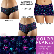 Load image into Gallery viewer, Ready to Ship - Color Flakes Women's Underwear - High Waist TC2
