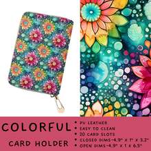 Load image into Gallery viewer, Batch #309 - Card Holders &amp; Mini Backpacks - Closing 3/24 - ETA late May - Colorful Card Holder
