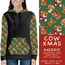 Load image into Gallery viewer, Batch #600 - Jingle all the Way 2 - Closes 10/19 - ETA early/mid Dec - Cow Xmas Hoodie
