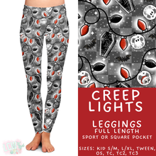 Load image into Gallery viewer, Ready to Ship - Creep Lights Full Length Leggings - Sport Pocket TC2 &amp; Square Pocket TC2
