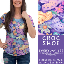 Load image into Gallery viewer, Batch #411 - July Request Run - Closes 9/11 - ETA late October - Croc Shoe Everyday Tee
