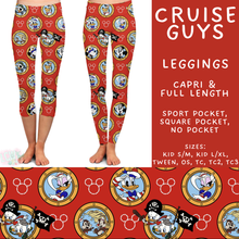 Load image into Gallery viewer, Batch #578 - July Request Run - Closes 8/31 - ETA late October - Cruise Guys Full and Capri Length Leggings
