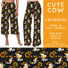 Load image into Gallery viewer, Batch #603 - September Request Run - Closes 10/26 - ETA mid/late Dec - Cute Cow Capri and Full Length Loungers
