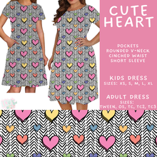 Load image into Gallery viewer, Batch #550 - Fun Run 24 - Closes 7/1 - ETA early Sept - Cute Heart Adult &amp; Kids Dresses
