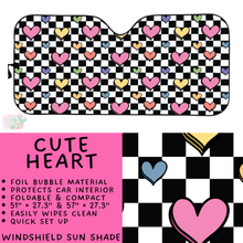 Load image into Gallery viewer, Batch #554 - Car Accessories 3 - Closes 7/10 - ETA early/mid Sept - Cute Heart Windshield Sun Shade
