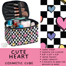 Load image into Gallery viewer, Batch #559 - Cosmetic Cube Collection - Closes 7/22- ETA late Sept - Cute Heart Cosmetic Cube
