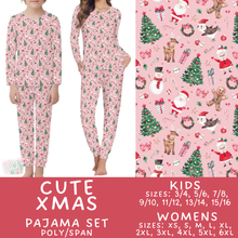 Load image into Gallery viewer, Batch #584 - Christmas Family Pajamas - Closes 9/11 - ETA mid Nov - Cute Xmas Womens &amp; Kids Pajama Set

