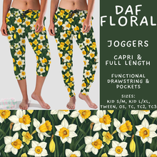 Load image into Gallery viewer, Batch #578 - July Request Run - Closes 8/31 - ETA late October - Daf Floral Full and Capri Length Joggers
