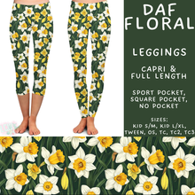 Load image into Gallery viewer, Batch #578 - July Request Run - Closes 8/31 - ETA late October - Daf Floral Full and Capri Length Leggings
