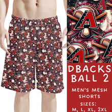 Load image into Gallery viewer, Batch #310 - Men&#39;s Baseball Shorts - Closes 3/26 - ETA mid/late May - DBacks Ball 2 Men&#39;s Shorts
