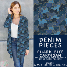 Load image into Gallery viewer, Batch #607 - Fun Run 28 - Closes 11/2 - ETA early Jan - Denim Pieces Cardigan
