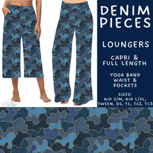 Load image into Gallery viewer, Batch #607 - Fun Run 28 - Closes 11/2 - ETA early Jan - Denim Pieces Capri and Full Length Loungers
