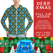 Load image into Gallery viewer, Batch #558 - Magical Character Christmas - Closes 7/20 - ETA mid/late Sept - Derp Xmas Full Zip Hoodie
