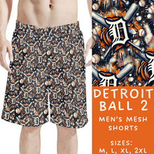 Load image into Gallery viewer, Batch #310 - Men&#39;s Baseball Shorts - Closes 3/26 - ETA mid/late May - Detroit Ball 2 Men&#39;s Shorts
