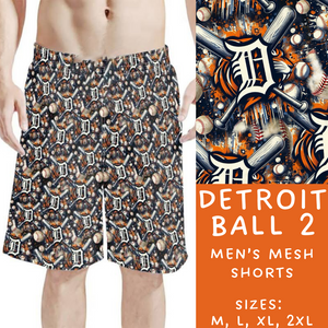 Batch #310 - Men's Baseball Shorts - Closes 3/26 - ETA mid/late May - Detroit Ball 2 Men's Shorts