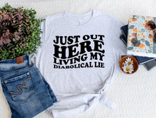Load image into Gallery viewer, Wholesale Diabolical Lie Graphic Tee - Ash
