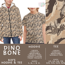 Load image into Gallery viewer, Batch #563 - Made for Play Collection - Closes 7/31 - ETA late Sept - Dino Bone Kid's Unisex Hoodie &amp; Tee
