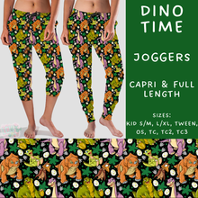Load image into Gallery viewer, Ready To Ship - Dino Time - Full Length Joggers TC2 - Capri Joggers OS
