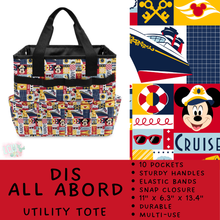 Load image into Gallery viewer, Batch #549 - Utility Tote 2 - Closes 6/29 - ETA late August - Dis All Aboard Utility Tote
