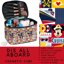 Load image into Gallery viewer, Batch #559 - Cosmetic Cube Collection - Closes 7/22- ETA late Sept - Dis All Aboard Cosmetic Cube
