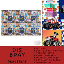 Load image into Gallery viewer, Batch #602 - Table Runners &amp; Placemats - Closes 10/23 - ETA mid Dec - Dis Bday Placemat
