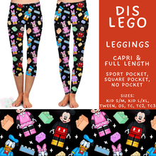 Load image into Gallery viewer, Batch #572 - Magical Faves 23 - Closes 8/19 - ETA mid October - Dis Lego Full and Capri Length Leggings
