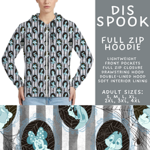 Load image into Gallery viewer, Batch #567 - Magical Character Halloween - Closes 8/10 - ETA early Oct - Dis Spook Full Zip Hoodie
