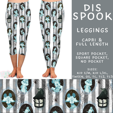 Load image into Gallery viewer, Batch #567 - Magical Character Halloween - Closes 8/10 - ETA early Oct - Dis Spook Full and Capri Length Leggings
