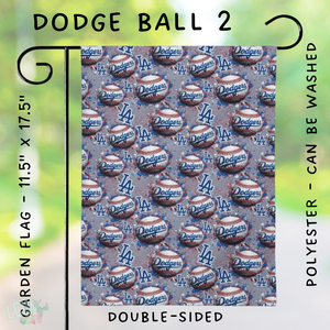 Batch #312 - Strike Out Baseball Flags - Closes 3/28 - ETA late May - Dodge Ball 2 Garden Flag