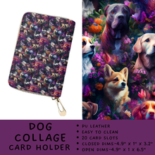 Load image into Gallery viewer, Batch #309 - Card Holders &amp; Mini Backpacks - Closing 3/24 - ETA late May - Dog Collage Card Holder
