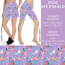 Load image into Gallery viewer, Batch #339 - Character Summer - Closes 5/15 - ETA mid July - Dog Mermaid Biker &amp; Jogger Shorts
